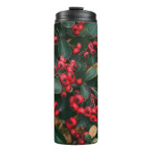Roter Stechpalmenbeere Thermosbecher (Vorderseite)