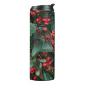 Roter Stechpalmenbeere Thermosbecher (Nach links gedreht)