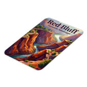 Roter Steilhang Mississippi Magnet (Linke Seite)