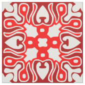 Roter Stein, rotes afrikanisches Stammmuster Stoff (Muster)