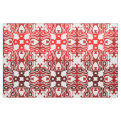 Roter Stein, rotes afrikanisches Stammmuster Stoff (Fat Quarter (45,7 x 55,9 cm))