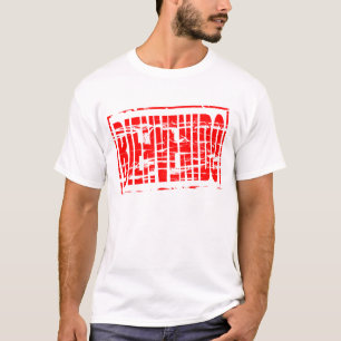 Roter Stempel-Effekt Bienvenido (Willkommen auf Sp T-Shirt