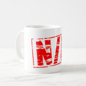 Roter Stempel N/A Nicht zutreffend. Kaffeetasse (Vorderseite Links)
