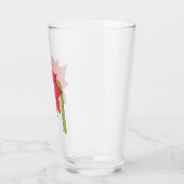 Roter Stern Blumen Glas (Links)