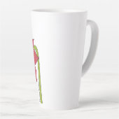 Roter Stern Blumen Milchtasse (Rechte Ecke)