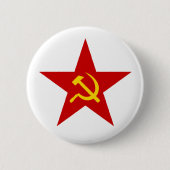 Roter Stern Button (Vorderseite)