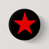 Roter Stern Button (Vorderseite)