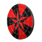 Roter Stern (Flagge des libertären Sozialismus) Dartscheibe (Vorderseite rechts)