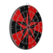 Roter Stern (Flagge des libertären Sozialismus) Dartscheibe (Vorderseite Links)