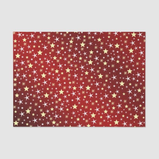 roter Stern, Form, glänzend, Design, Grafik, am be Seidenpapier (Vorderseite)