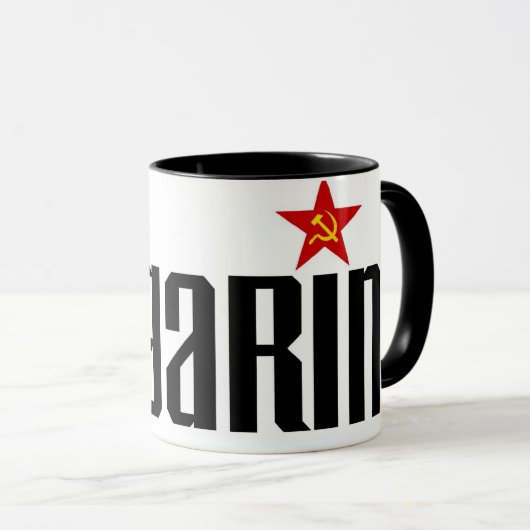 Roter Stern Gagarin Tasse (VorderseiteRechts)