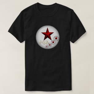 Roter Stern Grafik T-Shirt - Himmelsastronomie & 