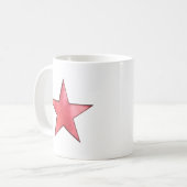 roter Stern Kaffeetasse (Vorderseite Links)