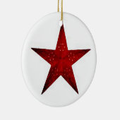 Roter Stern Keramikornament (Rechts)