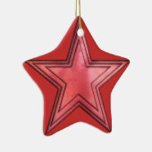 roter Stern Keramikornament (Rechts)