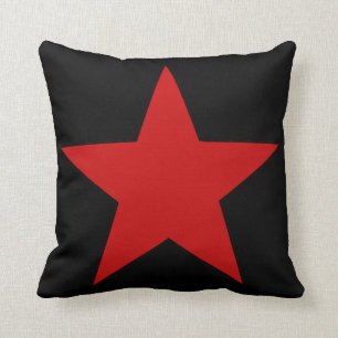 Roter Stern Kissen