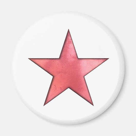 roter Stern Magnet (Vorne)