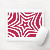 Roter Stern Mousepad (Mit Mouse)