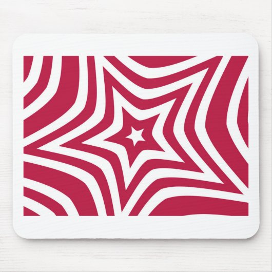 Roter Stern Mousepad (Vorne)