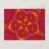 roter Stern Postkarte (Vorderseite)