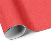 Roter Stern-Staub Geschenkpapier (Rolleneckpunkt)