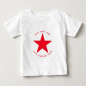Roter Stern Zapatista Baby T-shirt (Vorderseite)