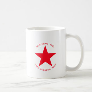 Roter Stern Zapatista Kaffeetasse