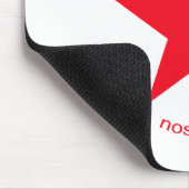 Roter Stern Zapatista Mousepad (Ecke)