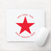 Roter Stern Zapatista Mousepad (Mit Mouse)
