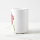 Roter Sternenblume Kaffeetasse (Mittel)