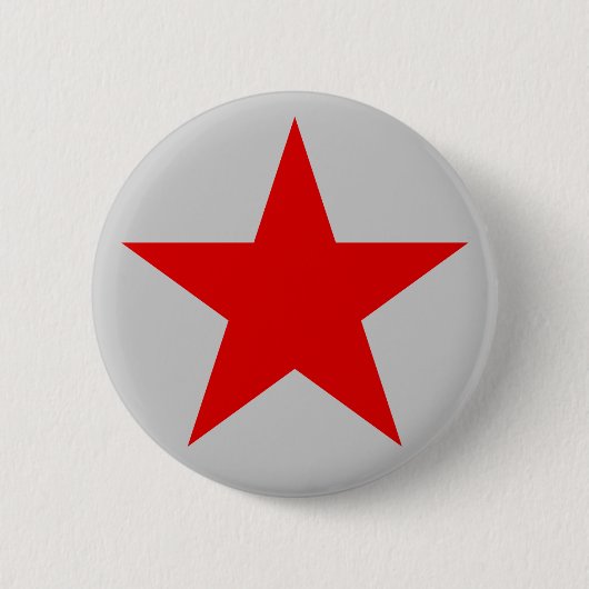 Roter Sternknopf Button (Vorderseite)