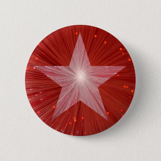 Roter Sternknopf Button (Vorderseite)