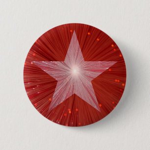 Roter Sternknopf Button