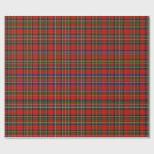Roter Stewart-Karo Geschenkpapier (Flach)