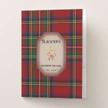 Roter Stewart-Karo-Tartan für Weihnachten
