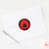 Roter Sticker (Umschlag)
