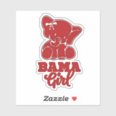 Roter Sticker (Blatt)