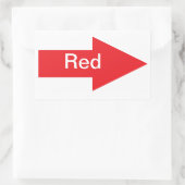 Roter Sticker (Tasche)