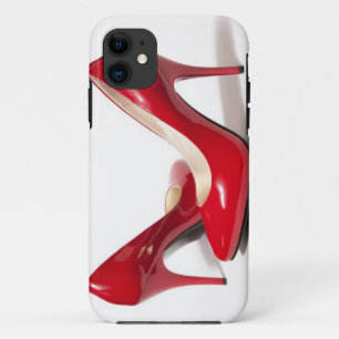 Roter Stilett-Heels Iphone 5 u. Kasten des Case-Mate iPhone Hülle
