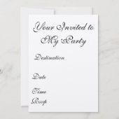 Roter Stiletto Corkschraube Ferse und Champagne Fl Einladung (Rückseite)