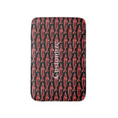 Roter Störenschwimmer Badematte (Vorderseite Vertikal)