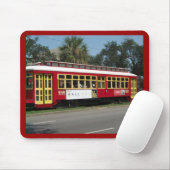 Roter Streetcar Mousepad (Mit Mouse)