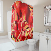 Roter Streifen, der die Bewegung simuliert Duschvorhang (Beispiel)