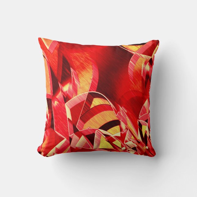 Roter Streifen, der die Bewegung simuliert Kissen (Vorderseite)