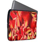 Roter Streifen, der die Bewegung simuliert Laptopschutzhülle (Vorne Rechts)