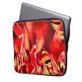 Roter Streifen, der die Bewegung simuliert Laptopschutzhülle (Vorderseite Links)