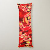 Roter Streifen, der die Bewegung simuliert Seitenschläferkissen (Rückseite (Vertikal))