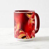 Roter Streifen, der die Bewegung simuliert Tasse (VorderseiteRechts)