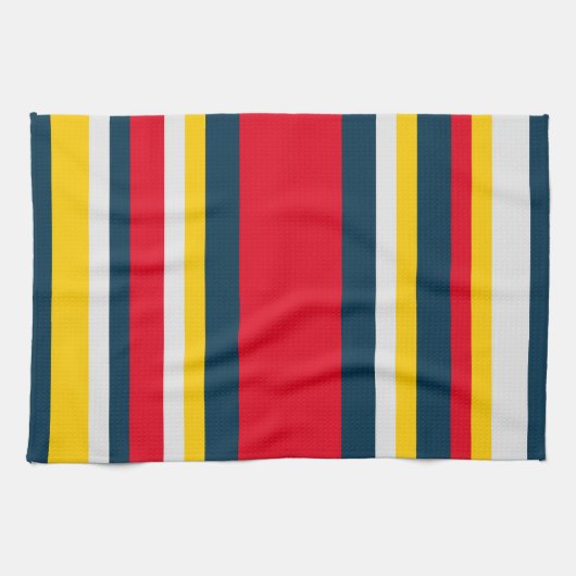 Roter Streifen Geschirrtuch (Horizontal)