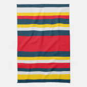 Roter Streifen Geschirrtuch (Vertikal)